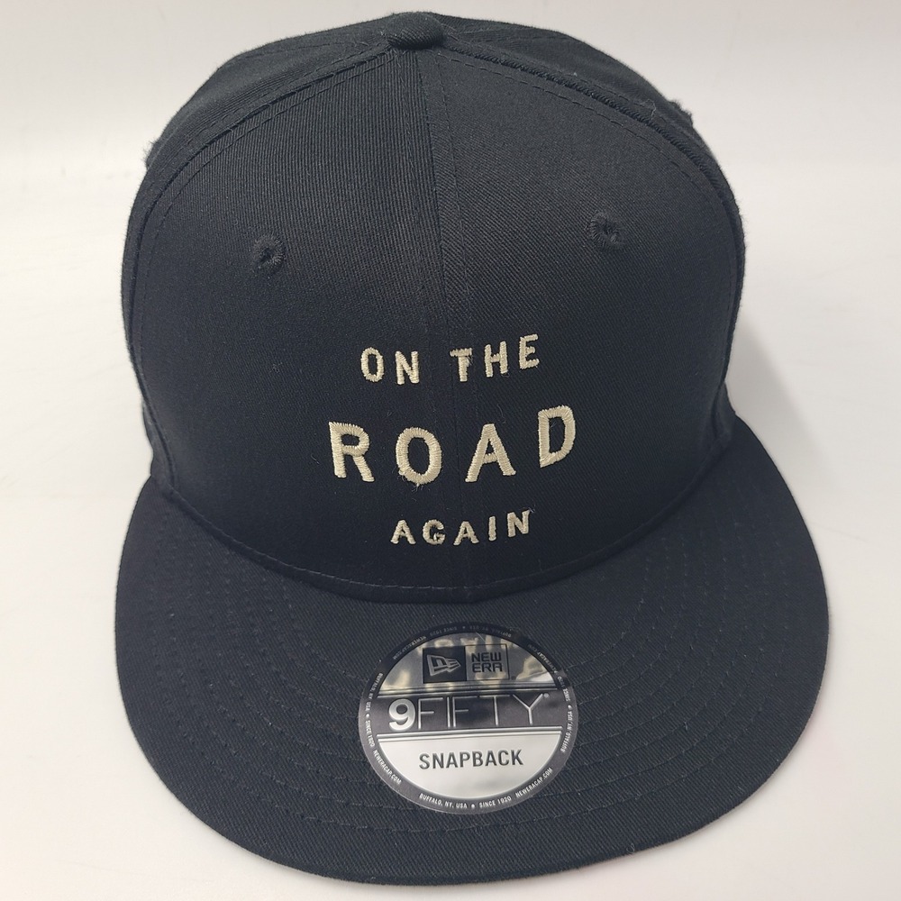 Willie Nelson Hat Snapback New Era 9Fifty Black On‎ The Road Again Live Nation